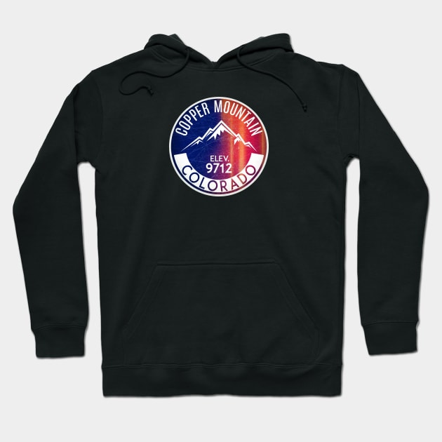 Copper Mountain Colorado Skiing Hoodie by heybert00